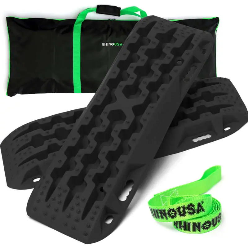 Rhino Usa Recovery Traction Boards - Black (Pair) 1