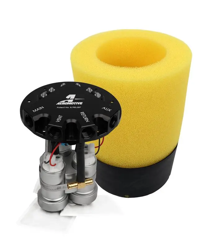 Aeromotive Fuel Pump - Phantom Trifekta Universal In-Tank - 450Lph - 6-10In Depth 1