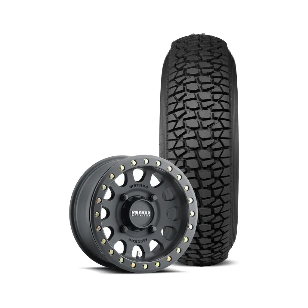 401 Beadlock Wheel (Matte Black) + Regulator 2 Tire 1
