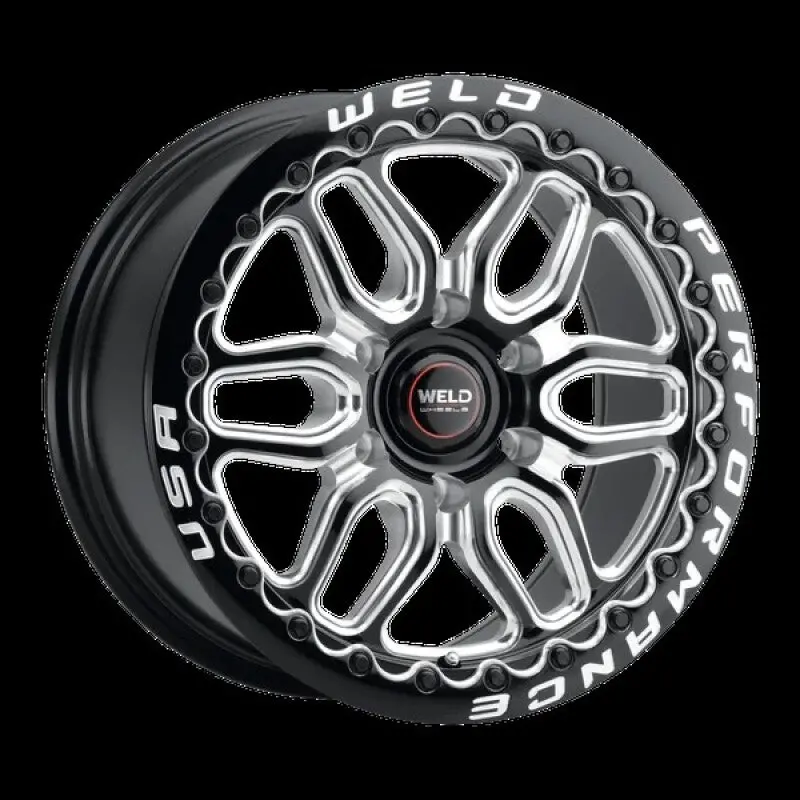 Weld Racing 17X10 Laguna 6 Bead Lock 6X135 Bp 42 Offset 7.25 Bs 87.1 Bore - Gloss Black Mil 1