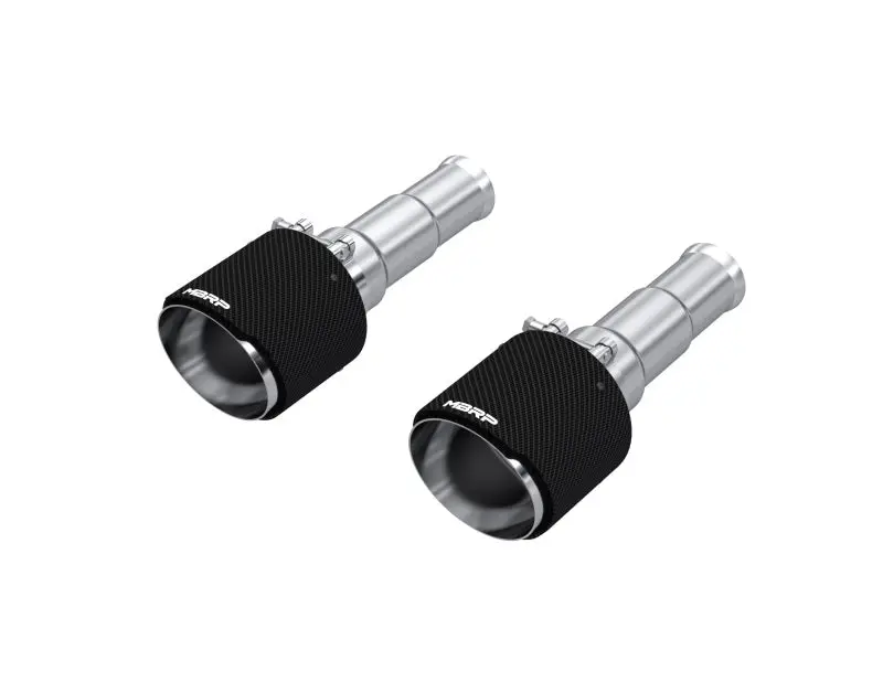 Mbrp 19-24 Ram 1500 5.7L Hemi 3In Inl. 5In Od Dw Angle Cut T304 Carbon Exhaust Tips - Pairs 1