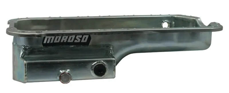 Moroso Honda 2.2/2.3L H Series Road Race Baffled Extra Capacity Steel Oil Pan 1