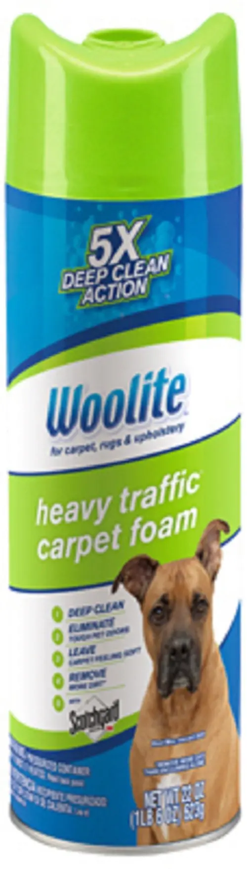 Woolite 0820 22 Oz Heavy Traffic Aerosol Carpet Cleaning - Quantity Of 9 Cans 1