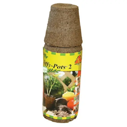 Jiffy Jp212 12-Pack Of 2-1/4" Sphagnum Peat Pot Starter Pots - Quantity Of 12 1