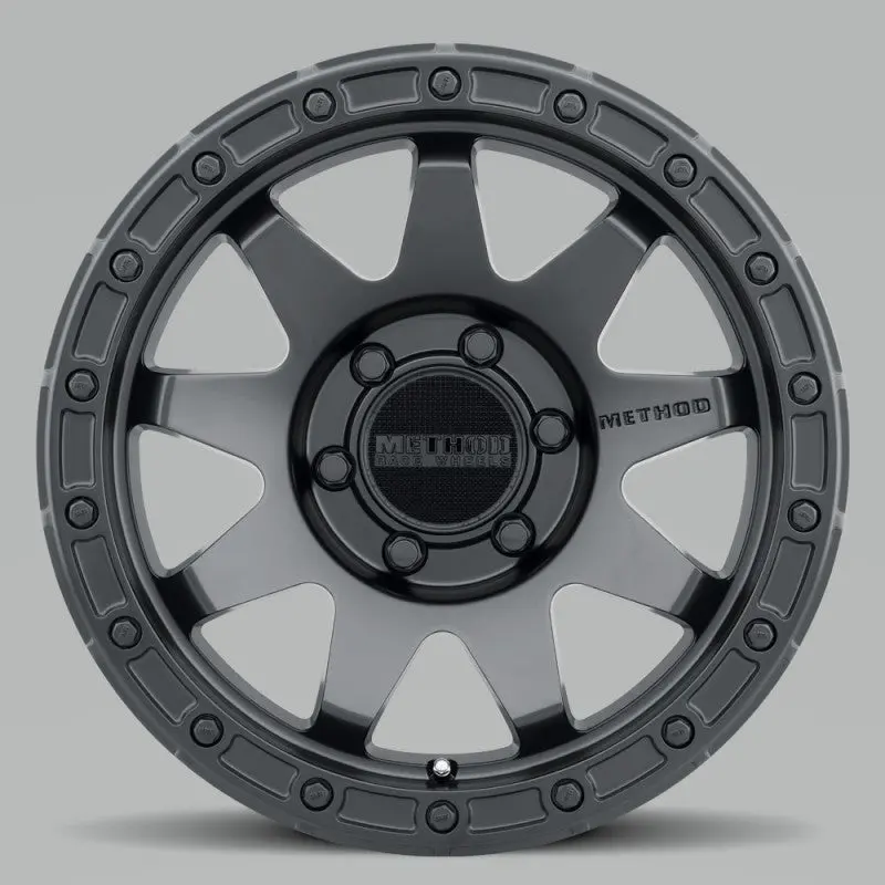 Method Mr317 20X9 +18Mm Offset 6X5.5 106.25Mm Cb Matte Black Wheel 1