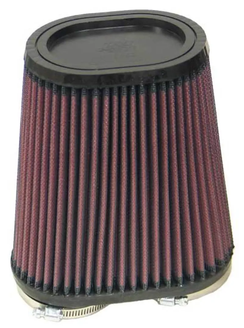 K&N Universal Rubber Filter Dual Flange Oval Tprd 3.75In Base O/S W X 3.438In Top O/S W X 6.75In H 1