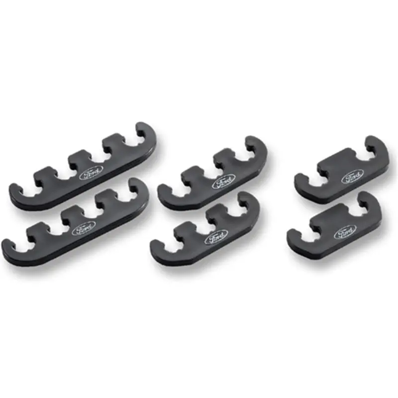Ford Racing Wire Dividers 4 To 3 To 2 - Black W/ White Ford Logo 1