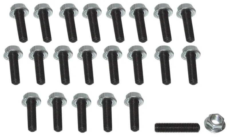 Moroso Honda/Acura/Mazda Rotary/Dodge Neon/Toyota Mr2 Oil Pan Stud Kit - 6Mm - Steel - Set Of 22 1