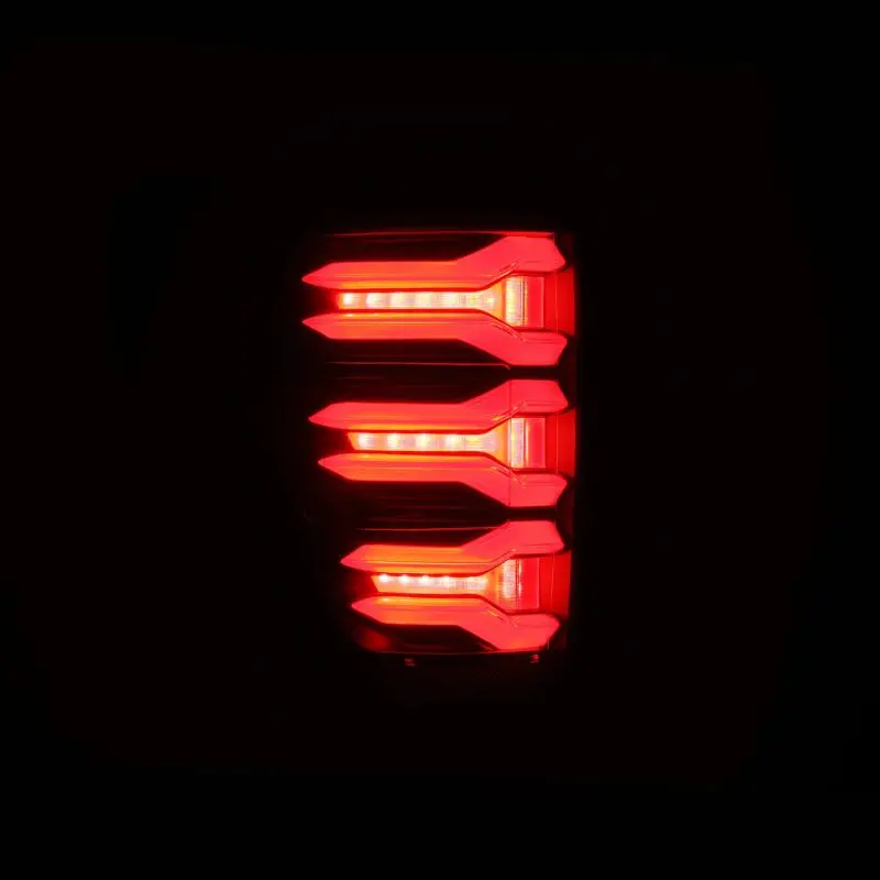 Alpharex 21-22 Ford F-150 Luxx Led Taillights Black/Red 1