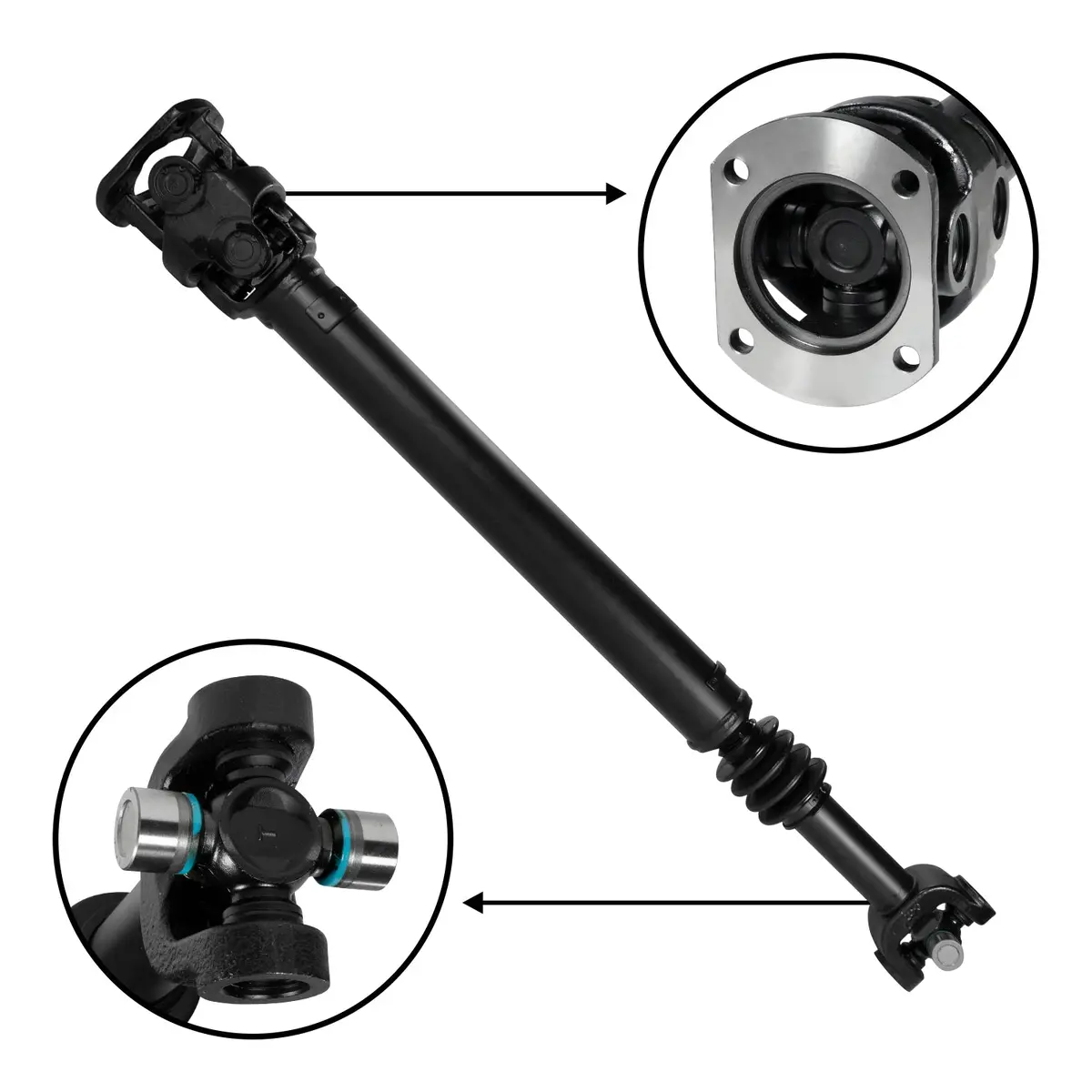 Usa Standard Front Driveshaft For Dodge Ram, 32-13/16" Center To Center 1