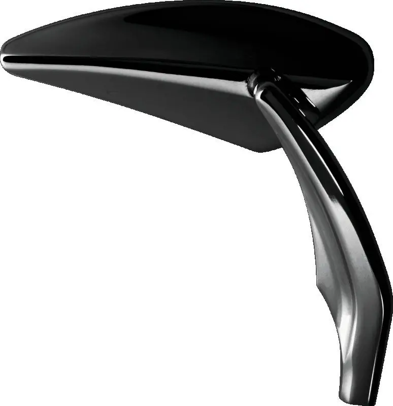 Performance Machine Mirror Assembly Right Torque - Black Ano 1