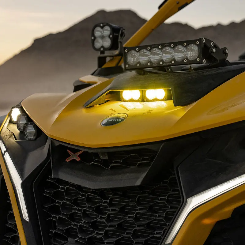 Baja Designs 2024+ Can-Am Maverick R S2 Pro Hood Light Kit 1