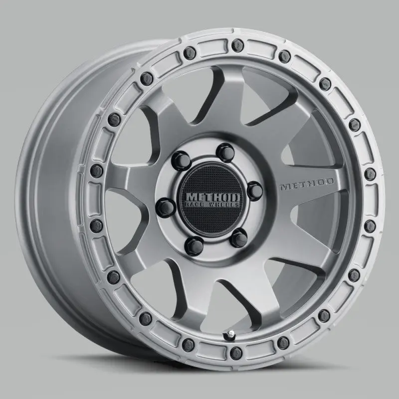 Method Mr317 18X9 +3Mm Offset 6X5.5 106.25Mm Cb Matte Titanium Wheel 1