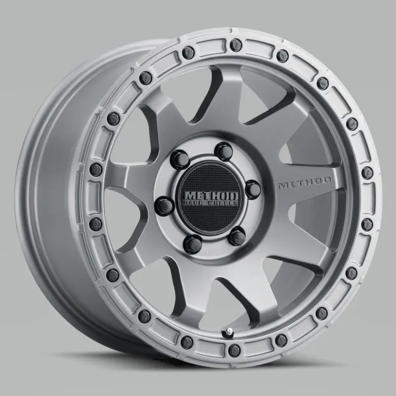 Method Mr317 17X8.5 0Mm Offset 6X5.5 106.25Mm Cb Matte Titanium Wheel 1