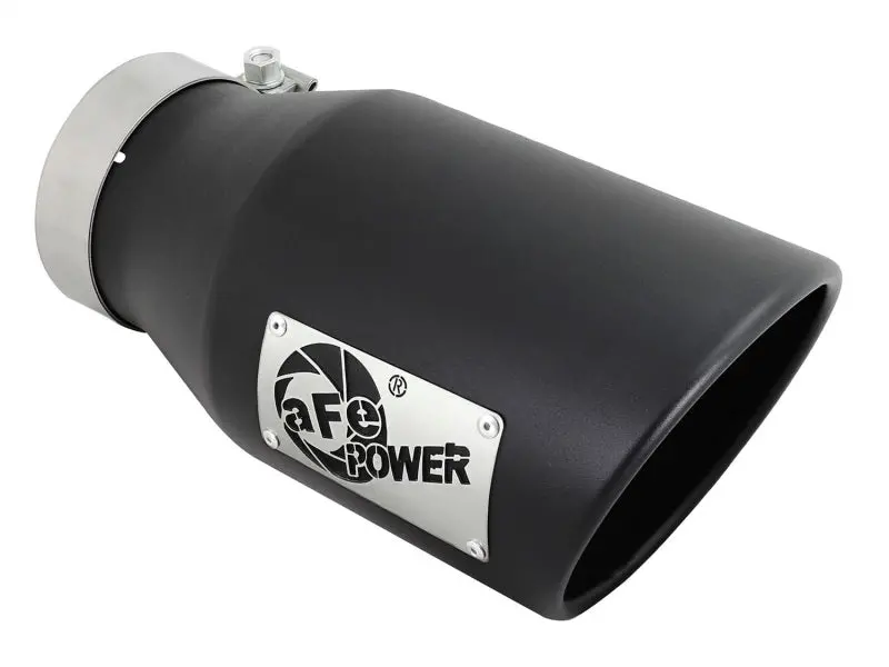 Afe Diesel Exhaust Tip Bolt On Black 4In Inlet X 6In Outlet X 12In 1