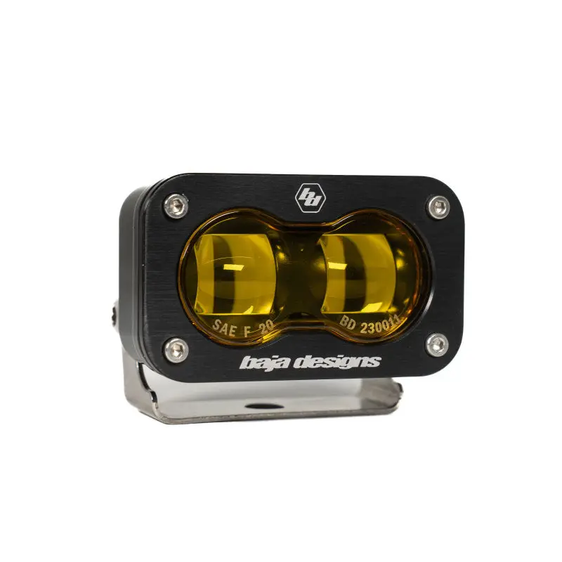 Baja Designs 19-22 Dodge Ram 1500 Rebel / 21-22 1500 Trx S2 Sae Dual Fog Pocket Light Kit - Amber 1