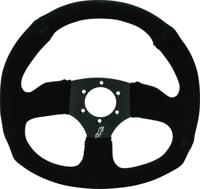 Dragonfire Racing Steering Wheels - D-Shaped- Suede- Iron Series- 0In Offset 1
