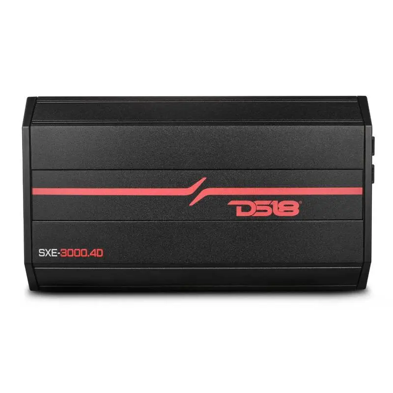 Ds18 4-Channel Sxe Amplifier Class D 2X 500/4Ohm Bridge 4 X 320/2Ohm 4 X 200/4Ohm Watts Rms- Black 1