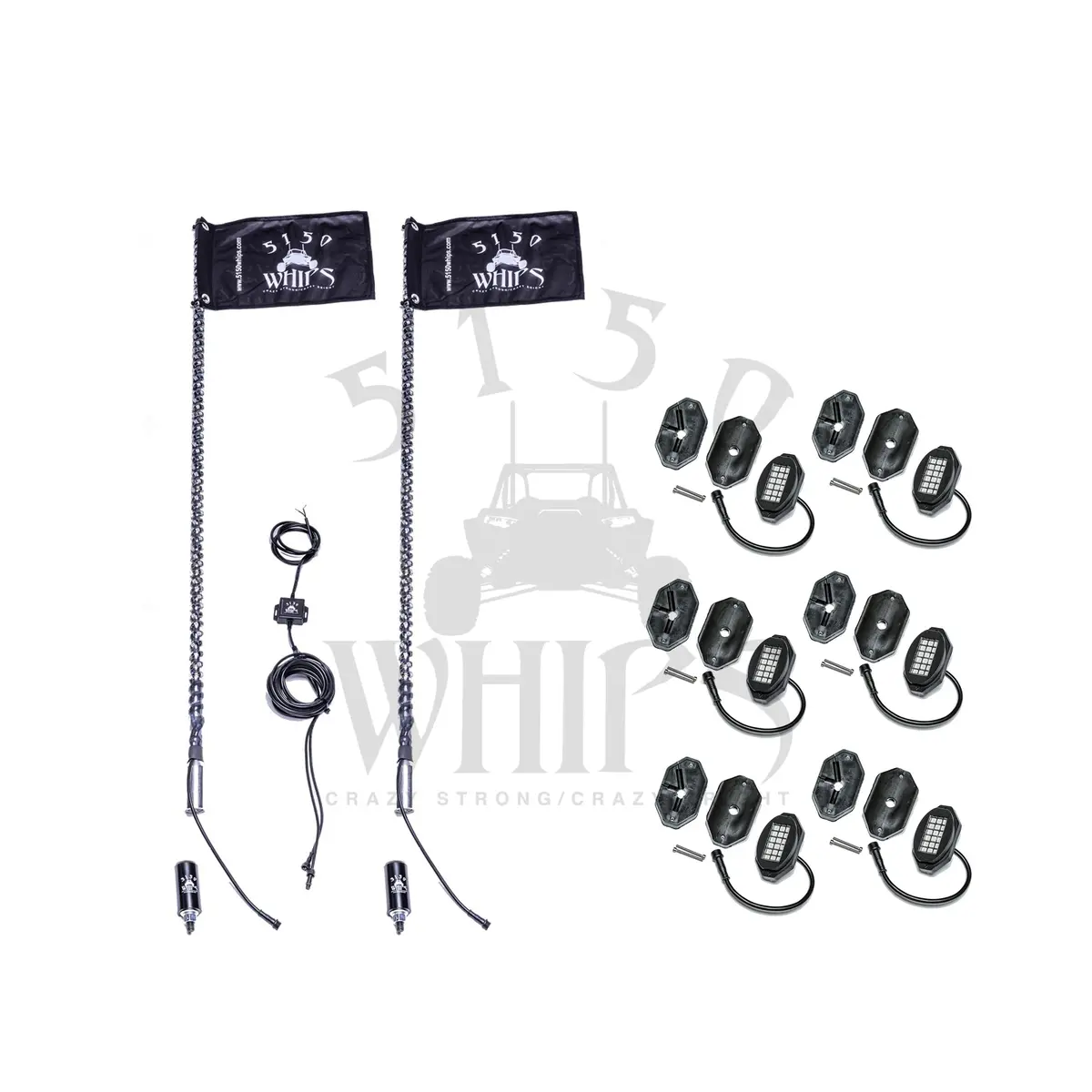 187 Whips And Rock Light Combo Kit 1