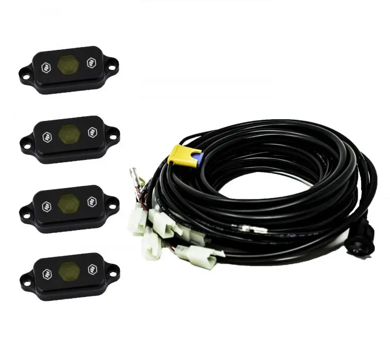 Baja Designs Universal Amber Rock Light Kit 1