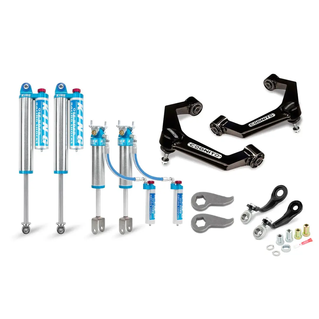 Cognito 3-Inch Elite Leveling Kit With King 2.5 Reservoir Shocks For 20-25 Silverado/Sierra 2500/3500 2Wd/4Wd 1