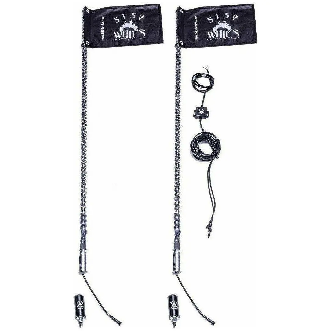 187 Led Whip With Flag (Pair) 1