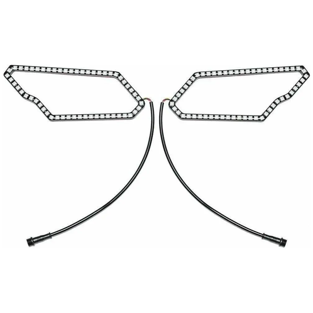 Can Am X3 187 Style Halos With Control Harness 1
