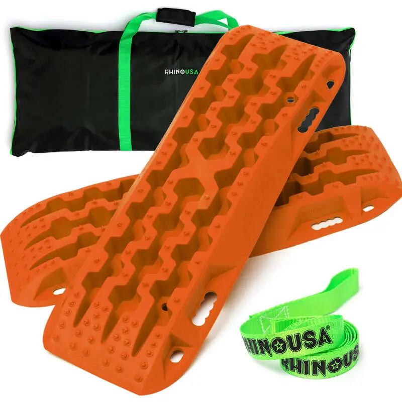 Rhino Usa Recovery Traction Boards - Orange (Pair) 1
