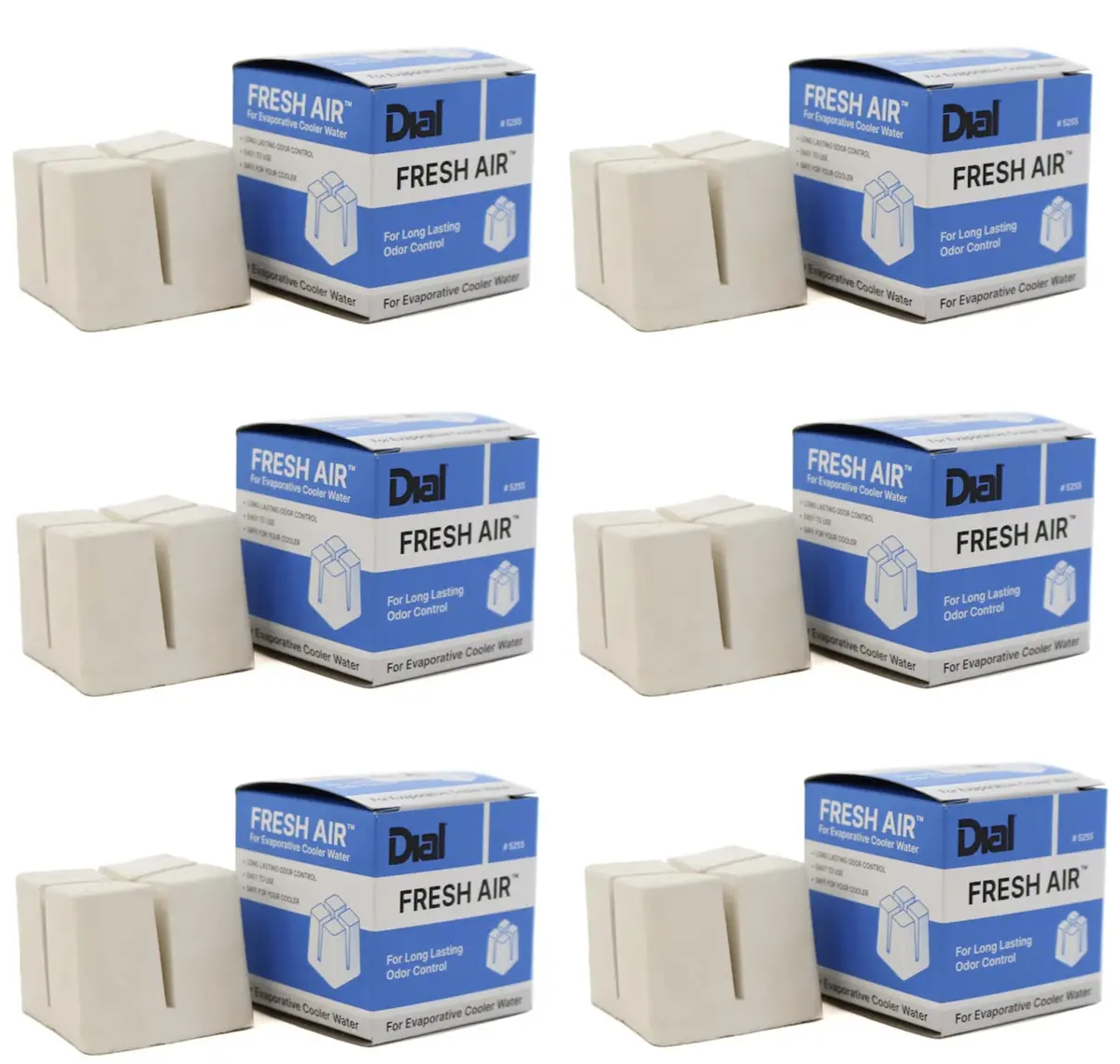Dial Mfg 5255 Fresh Air Evaporative Swamp Cooler Water Odor Neutralizer - Quantity Of 6 1