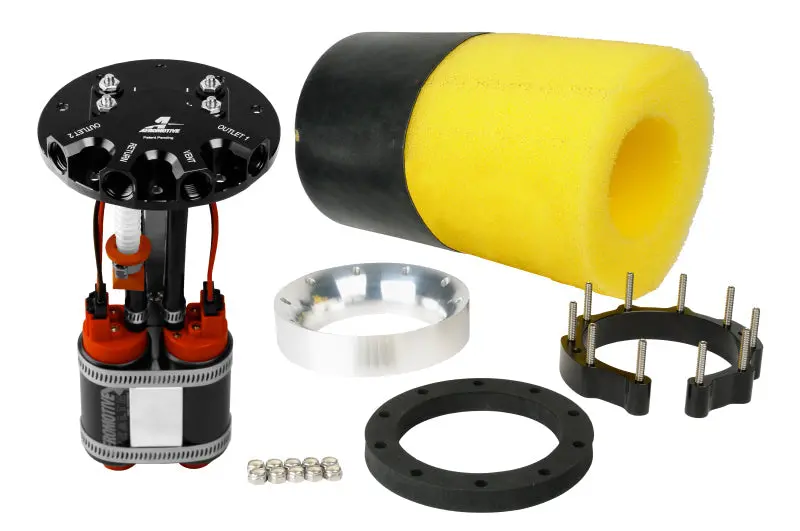 Aeromotive Fuel Pump - Universal - Phantom Dual 340 - 6-10In Depth 2