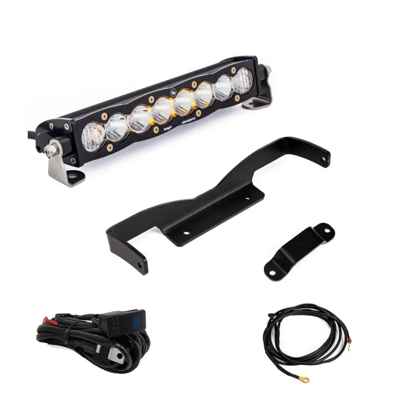 Baja Designs Can-Am Maverick R Clear 10In S8 Shock Tower Kit 2