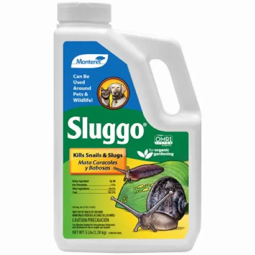 Monterey Sluggo Lg6530 5 Lb Jug Of Natural Organic Slug & Snail Killer Bait - Quantity Of 1 1