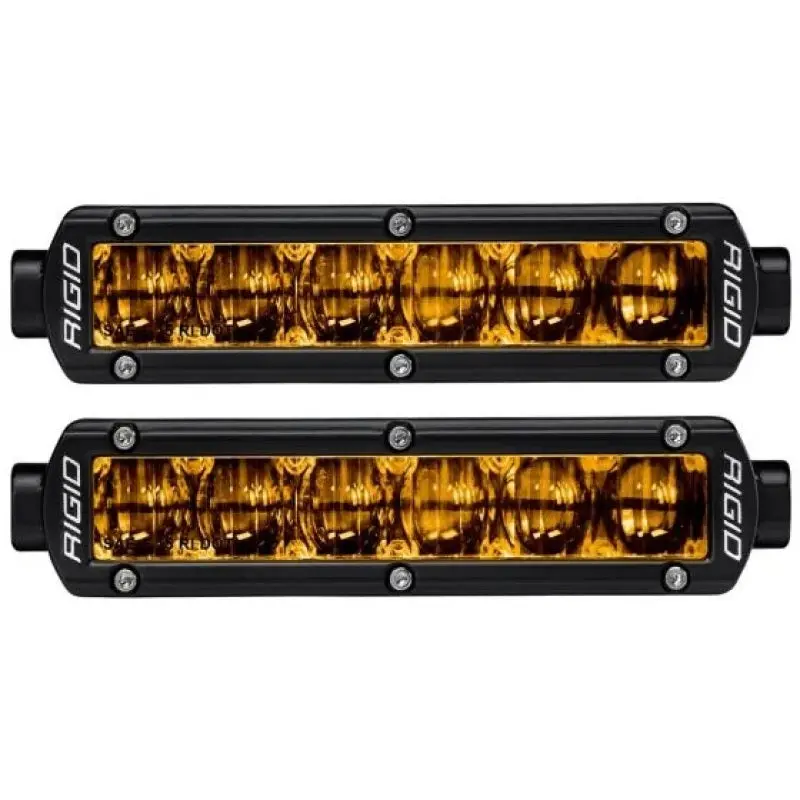 Rigid Industries 6In Sr-Series Pro Dot / Sae Fog Lights (Pair) - Selective Yellow 1