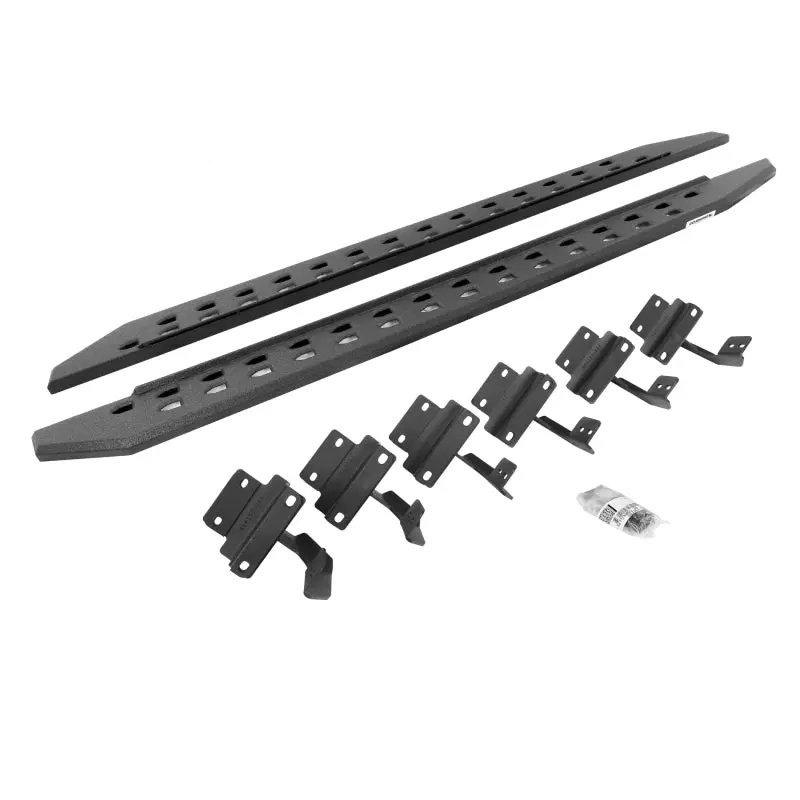 Go Rhino 15-22 Ford F-150 (17-22 Raptor) Sc Rb20 Slim Running Boards Kit (W/Brackets) - Bedliner Ct 1