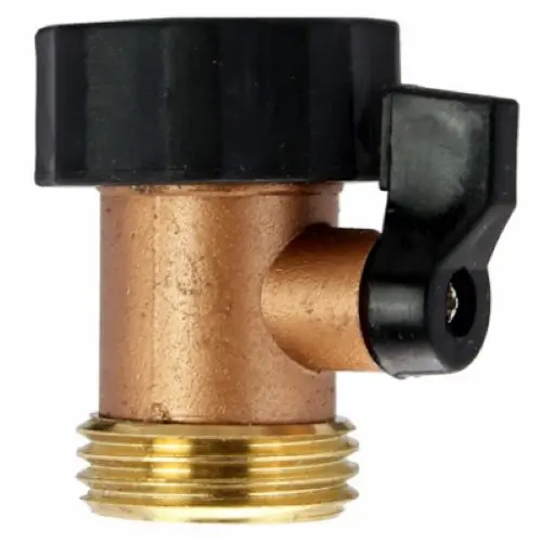 Zhejiang 30013 Brass Garden Hose / Faucet Shut Off Valve - Quantity Of 6 1