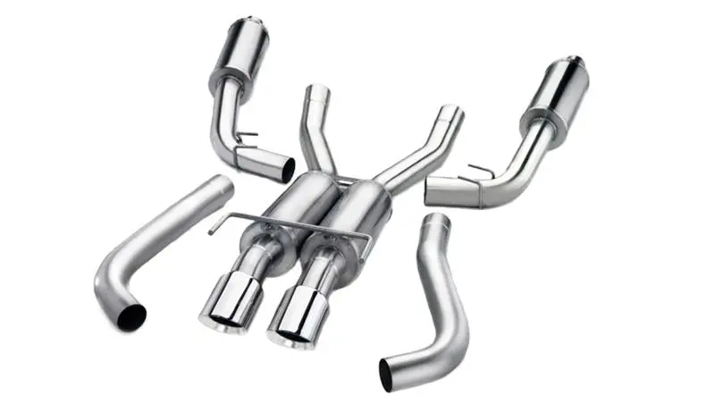 Corsa 1999-06 Chevrolet Silverado Reg. Cab/Short Bed 1500 4.8L V8 Polished Touring Cat-Back Exhaust 1