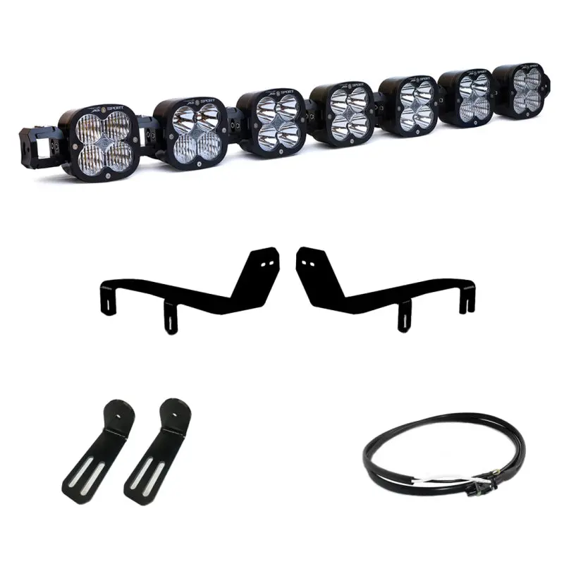 Baja Designs 17-19 Ford Superduty 7 Xl Linkable Light Kit W/Upfitter 1
