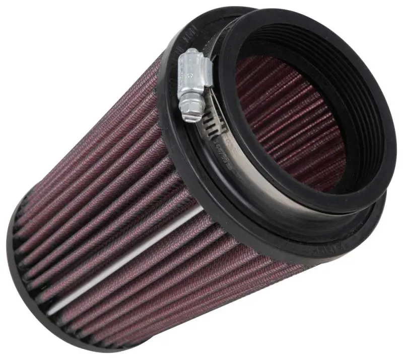 K&N Filter Universal Rubber Filter 3  Flange 4 1/2 Base Inch 3 1/2 Inch Top 5 3/4 Inch Height 1