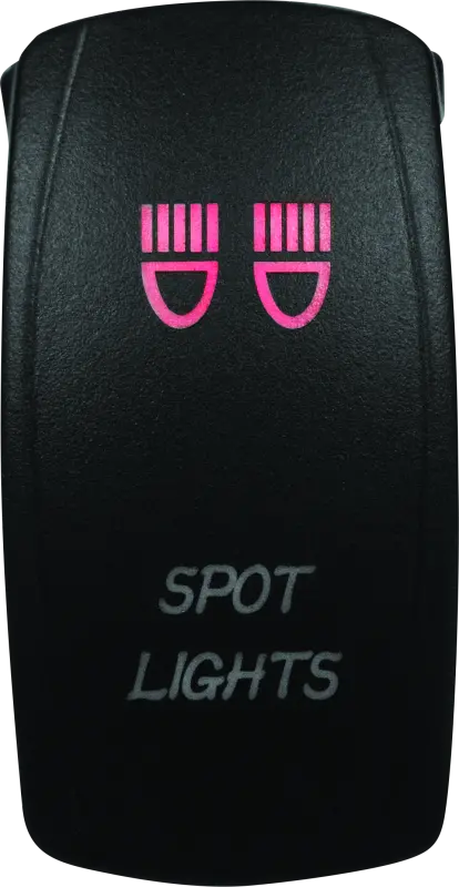Dragonfire Racing Lighted Switch Spot Light On/Off Red 1