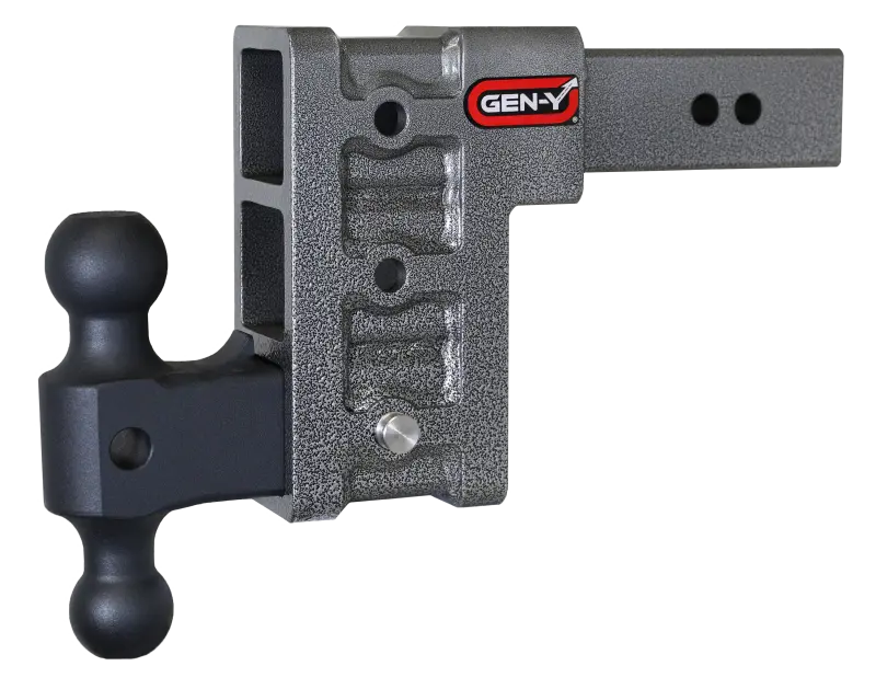 Gen-Y Mega Duty 2.5In Shank 6In Drop 3K Tw 21K Hitch W/Gh-061 Dual-Ball 1