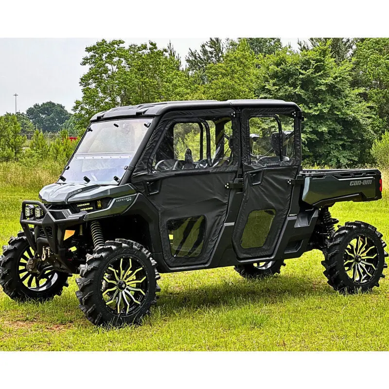 Seizmik 16-24 Can-Am Hd10 Defender Max Rear Framed Soft Door Kit 1