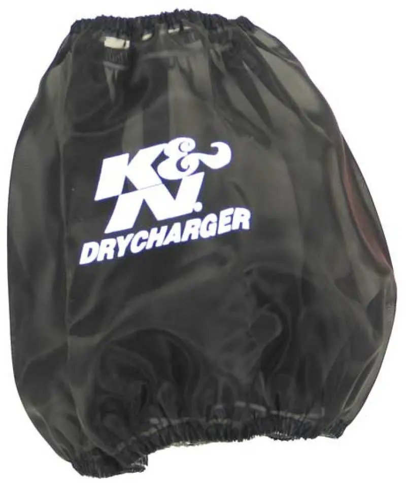 K&N Round Tapered Air Filter Wrap Black 7.5In Base Id / 4.5In Top Id / 6In Height 1