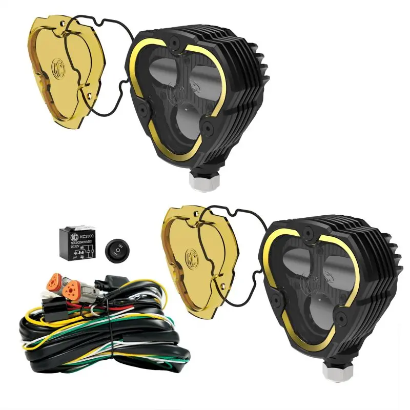 Kc Hilites Flex Era 3 Dual Mode Sae Fog Lights - 2-Light Master Kit 1