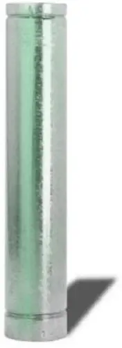 Selkirk 106060 6" X 5' Round Type B Gas Vent Chimney Pipe - Quantity Of 1 1