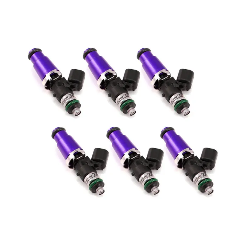 Injector Dynamics 1340Cc Injectors - 60Mm Length - 14Mm Purple Top - 14Mm Lower O-Ring (Set Of 6) 1