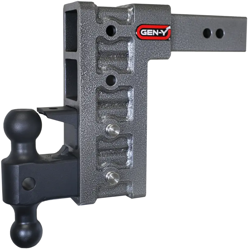 Gen-Y Mega Duty 2.5In Shank 9In Drop 3K Tw 21K Hitch W/Gh-061 Dual-Ball/Gh-062 Pintle Lock 1