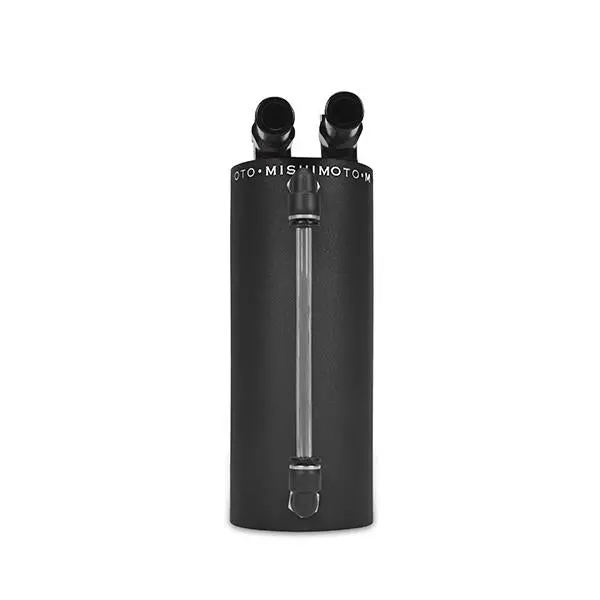 Mishimoto Small Aluminum Oil Catch Can - Wrinkle Black 1