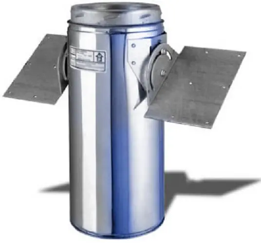 Selkirk 206420 6" 6T-Rsp Wood Stove Chimney Pipe Roof Support Package - Quantity Of 1 1
