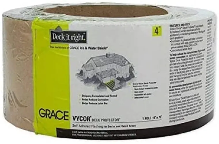 Grace 45639 4" X 75' Vycor Deck Protector - Quantity Of 12 Rolls 1