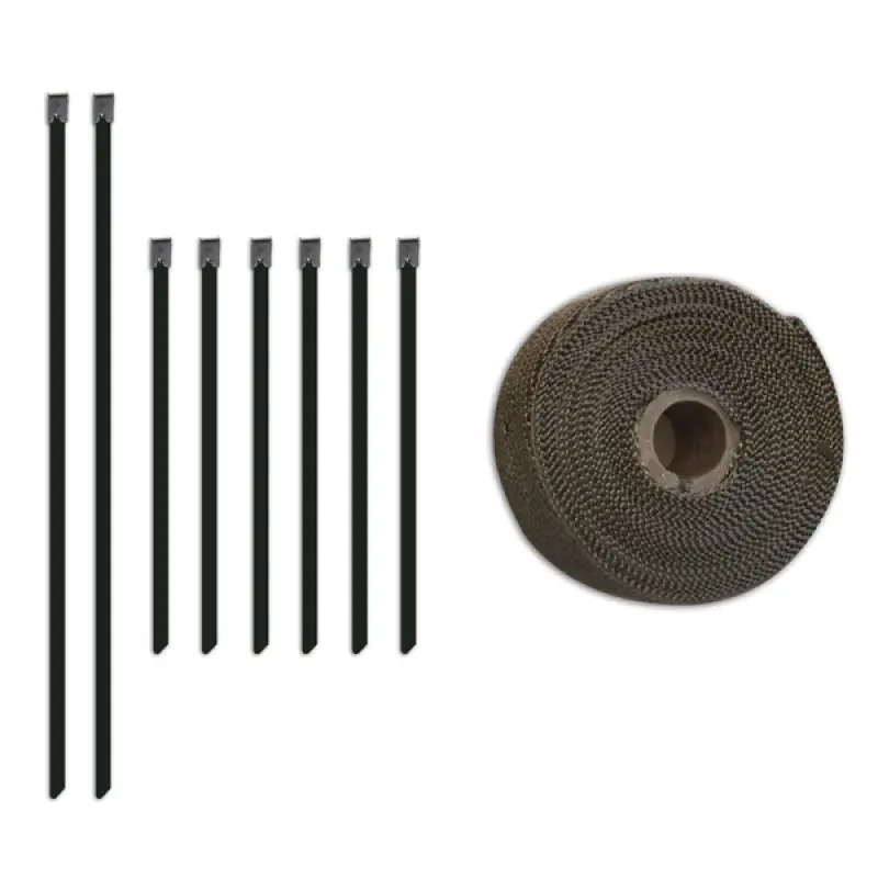 Mishimoto 2 Inch X 35 Feet Heat Wrap With Stainless Locking Tie Set 2